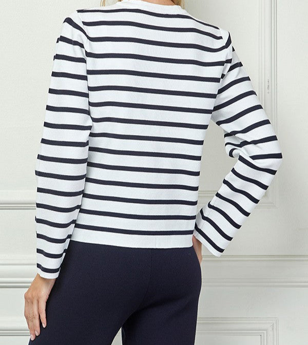 Sailor Me Sweater Cardigan