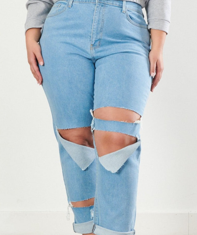 NO-STRESS Boyfriend Jeans